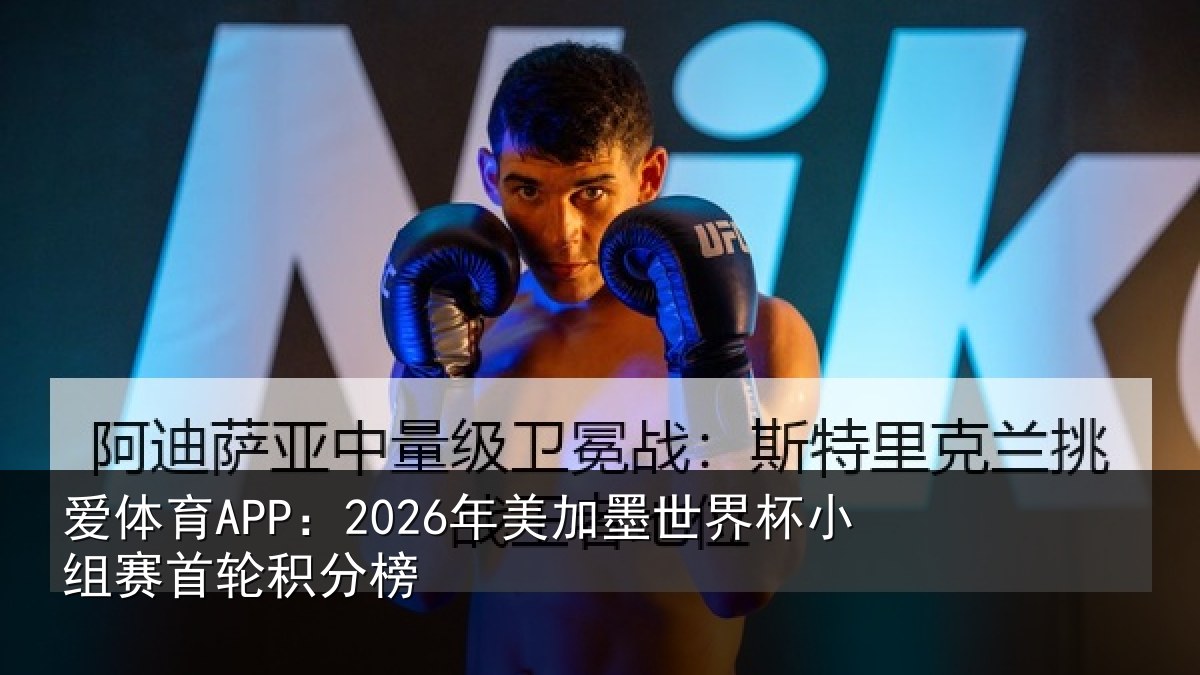 爱体育APP:2026年美加墨世界杯小组赛首轮积分榜